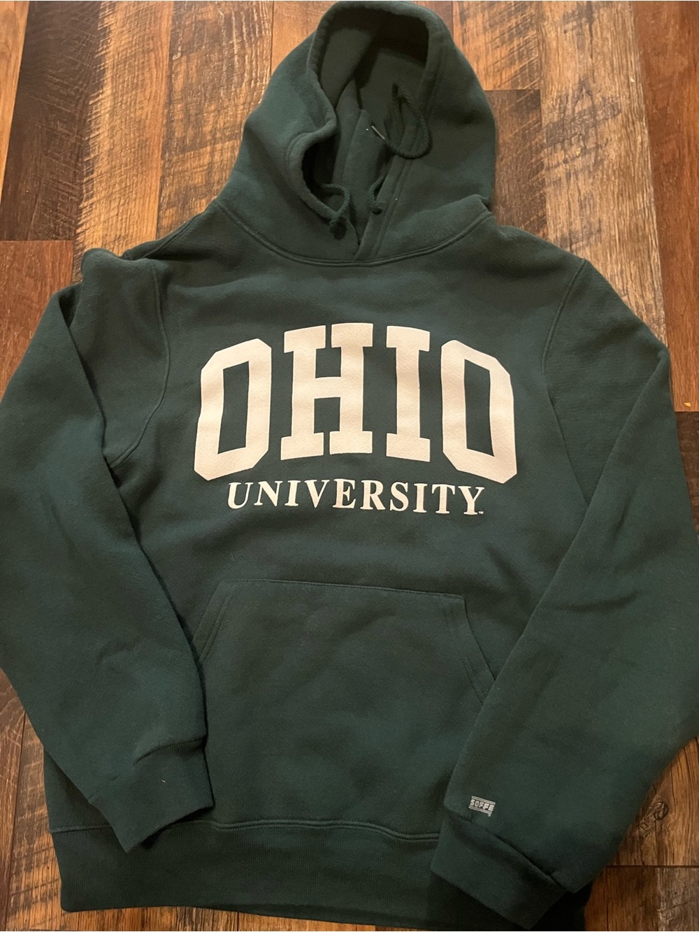 Ohio University Green Pullover Hoodie size small